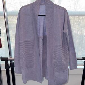 lululemon athletica Light Purple Open-Front Cardigan